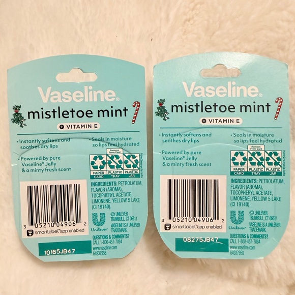 Vaseline Lip Therapy Set of 2 - Mistletoe Mint - Picture 2 of 2